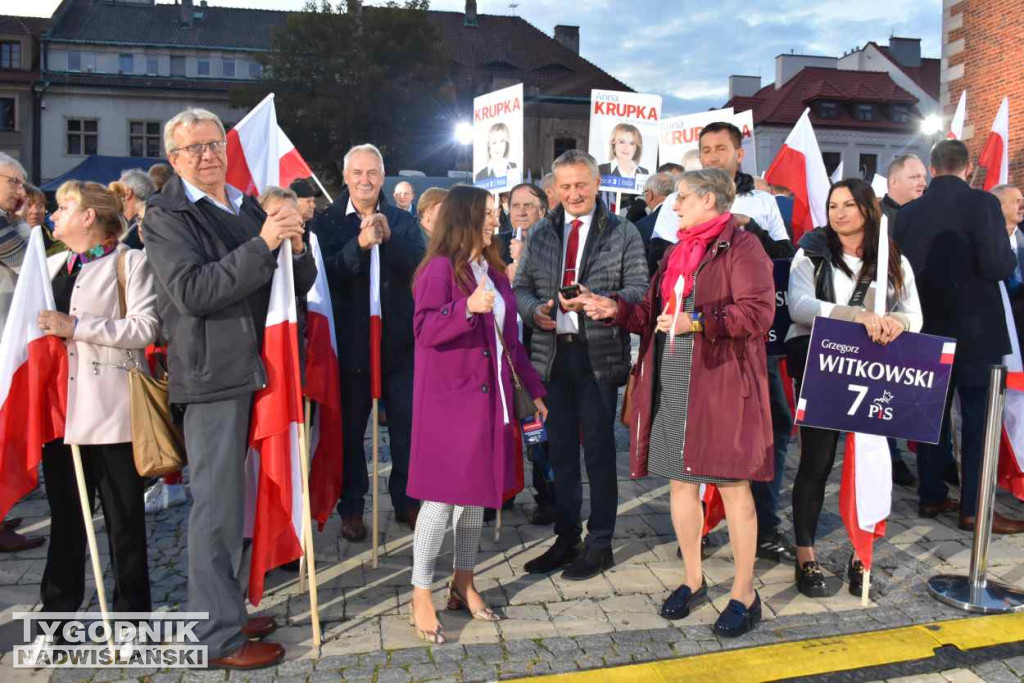Wiec wyborczy PiS w Sandomierzu