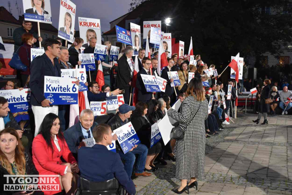 Wiec wyborczy PiS w Sandomierzu