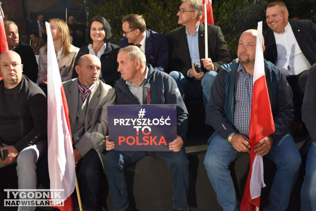 Wiec wyborczy PiS w Sandomierzu