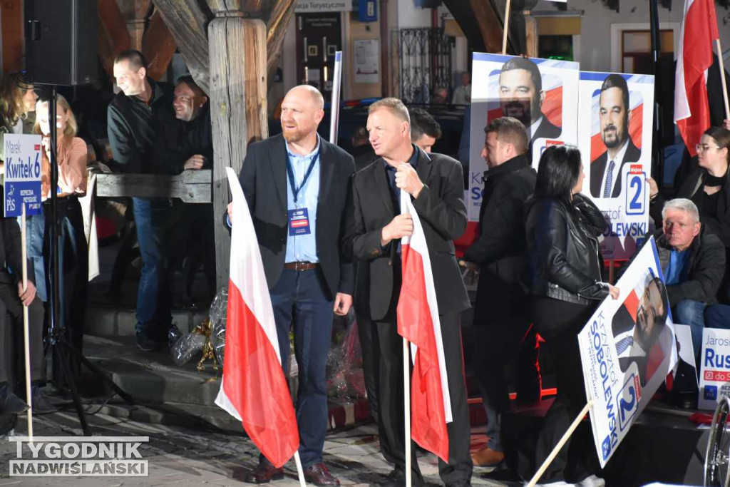 Wiec wyborczy PiS w Sandomierzu