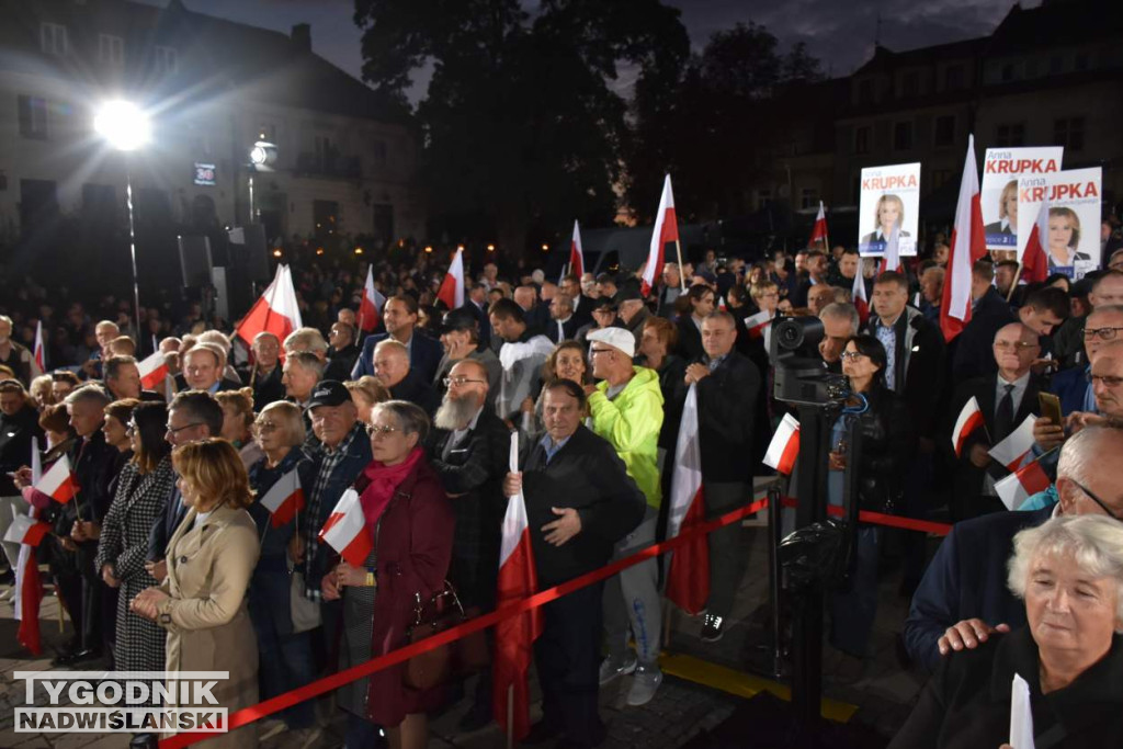 Wiec wyborczy PiS w Sandomierzu