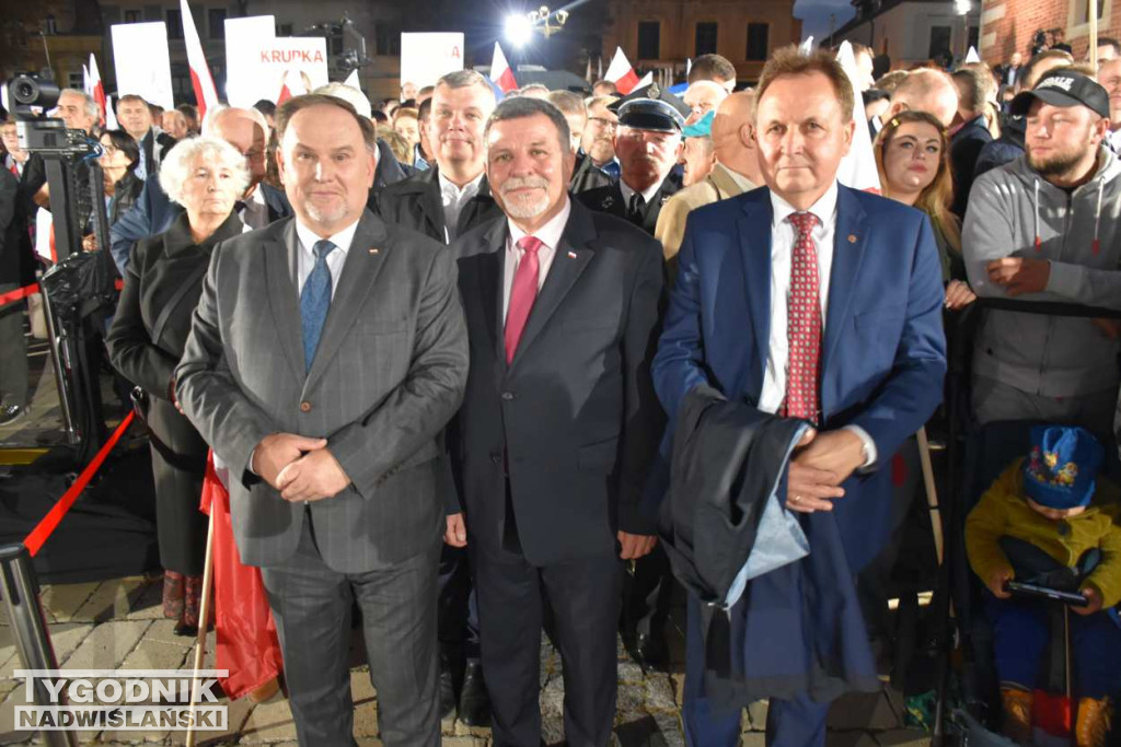 Wiec wyborczy PiS w Sandomierzu