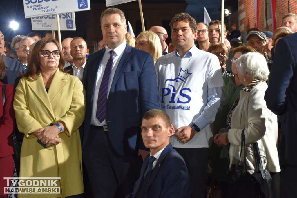 Wiec wyborczy PiS w Sandomierzu