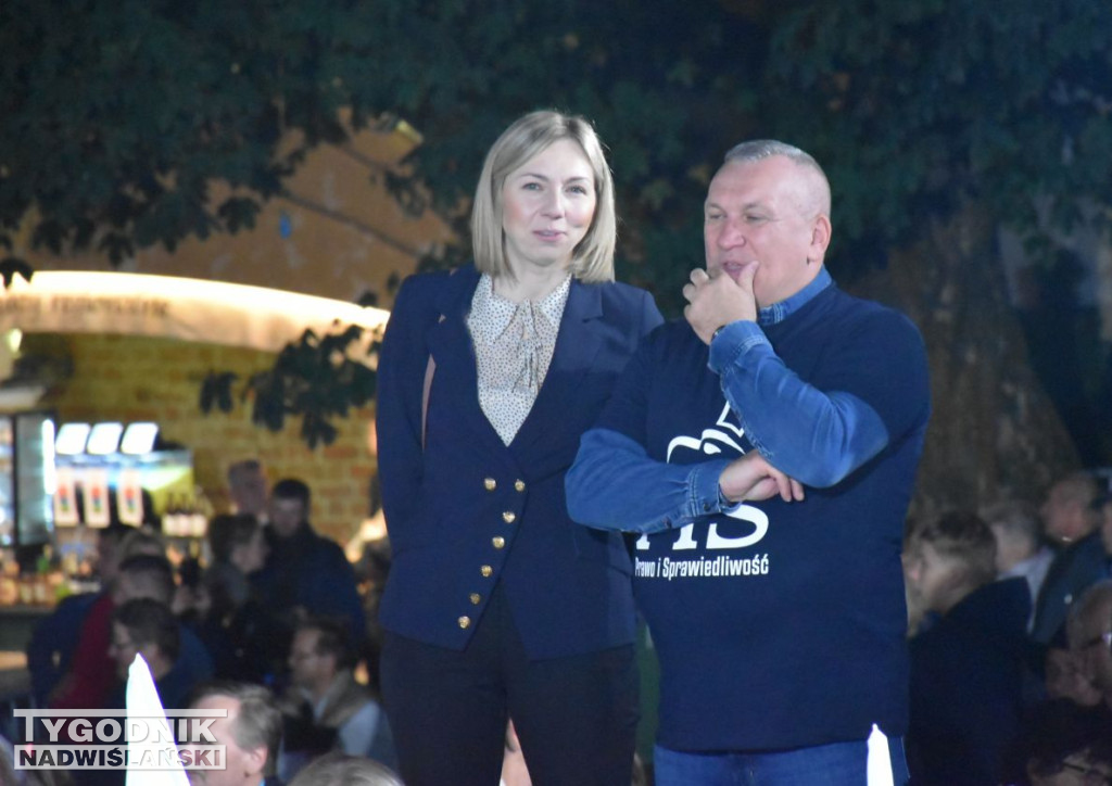 Wiec wyborczy PiS w Sandomierzu