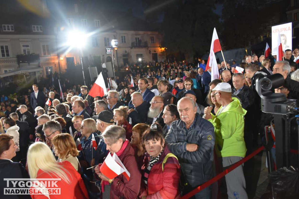 Wiec wyborczy PiS w Sandomierzu