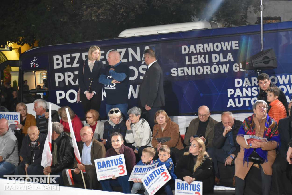 Wiec wyborczy PiS w Sandomierzu