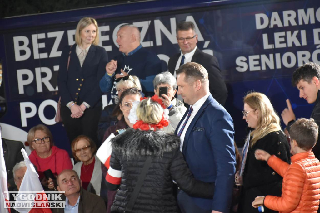 Wiec wyborczy PiS w Sandomierzu