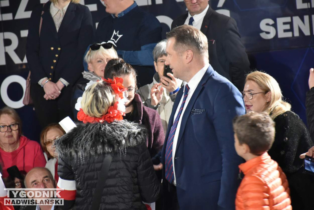 Wiec wyborczy PiS w Sandomierzu