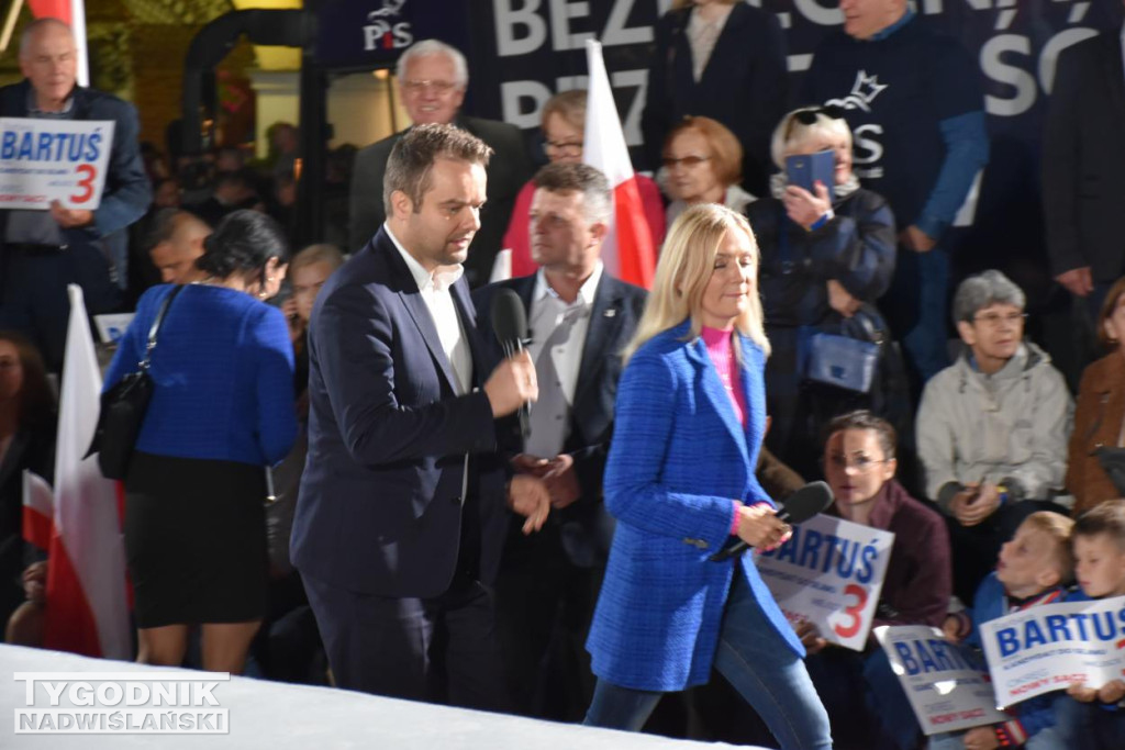 Wiec wyborczy PiS w Sandomierzu
