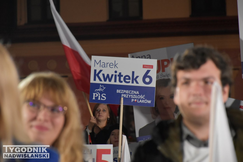 Wiec wyborczy PiS w Sandomierzu
