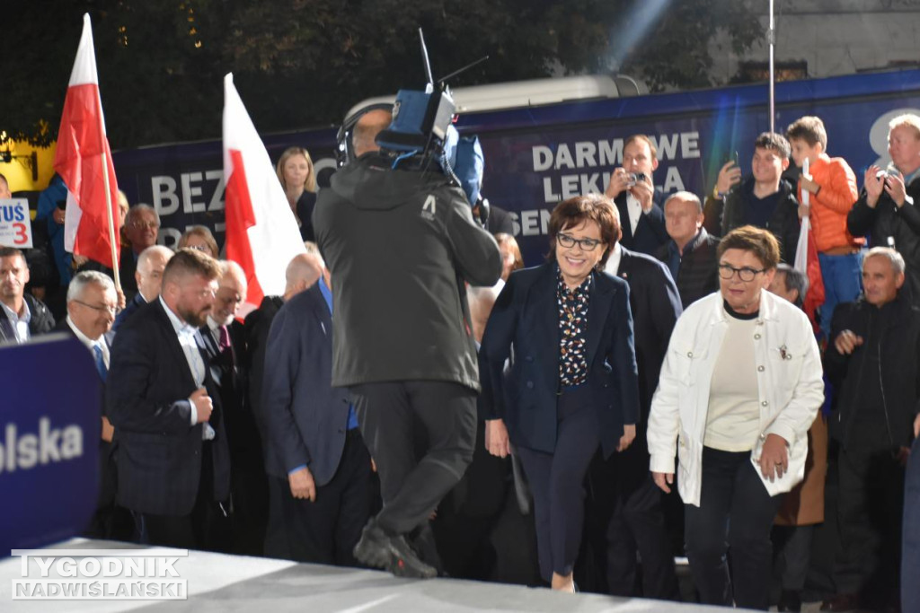 Wiec wyborczy PiS w Sandomierzu