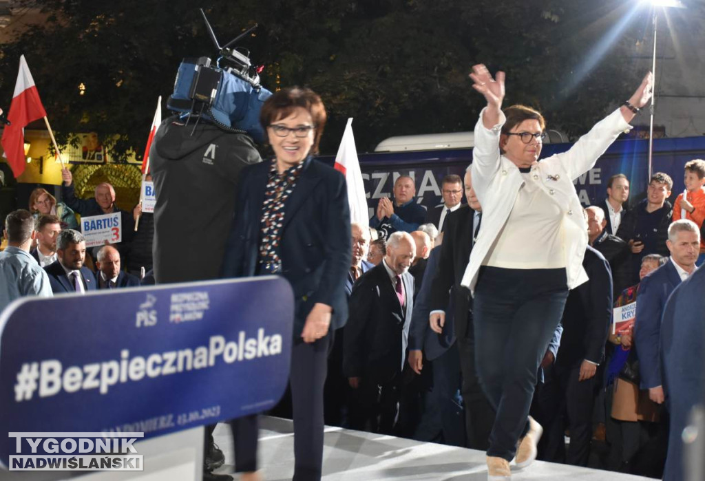 Wiec wyborczy PiS w Sandomierzu