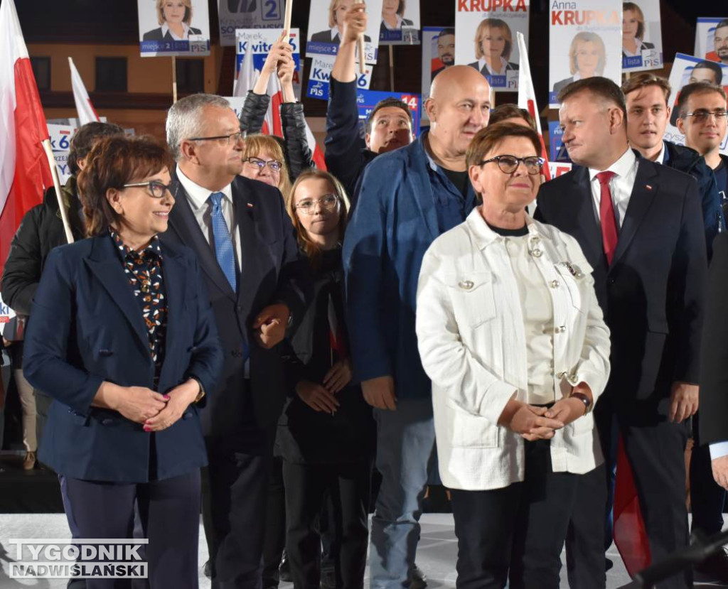 Wiec wyborczy PiS w Sandomierzu