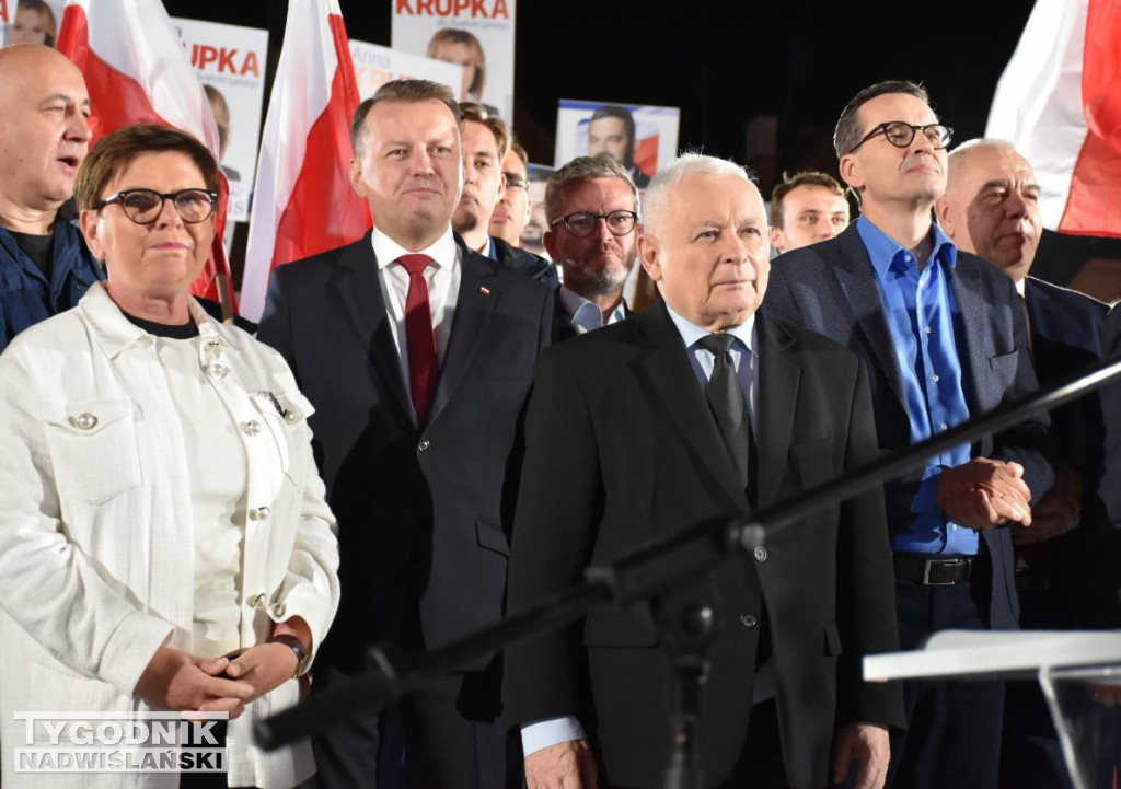 Wiec wyborczy PiS w Sandomierzu