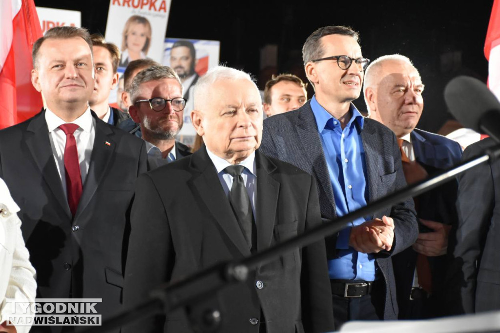 Wiec wyborczy PiS w Sandomierzu