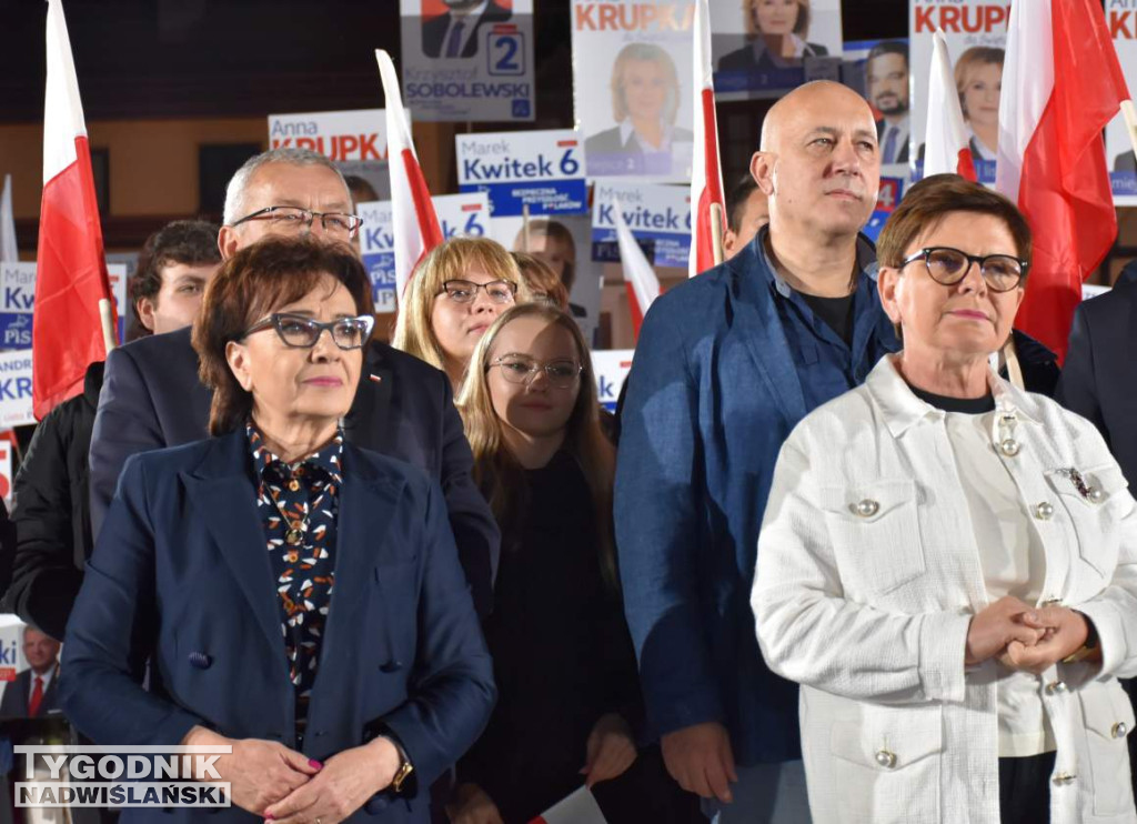 Wiec wyborczy PiS w Sandomierzu