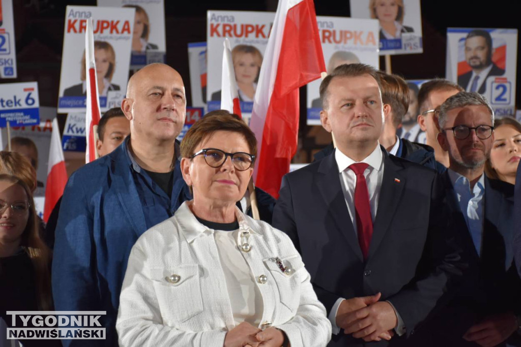 Wiec wyborczy PiS w Sandomierzu