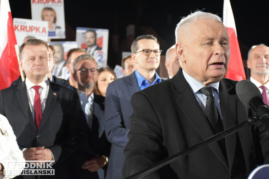 Wiec wyborczy PiS w Sandomierzu