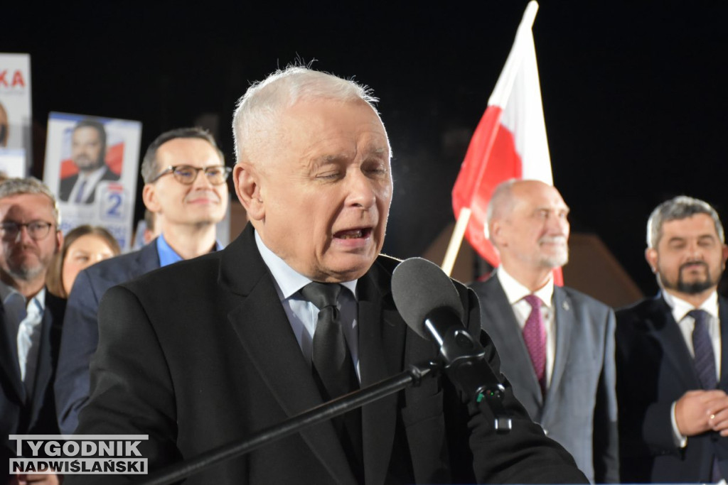 Wiec wyborczy PiS w Sandomierzu