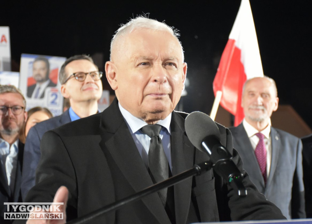 Wiec wyborczy PiS w Sandomierzu