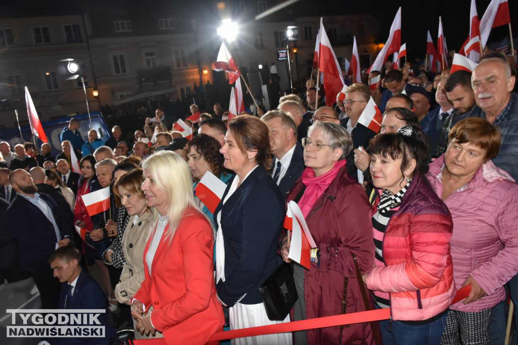 Wiec wyborczy PiS w Sandomierzu
