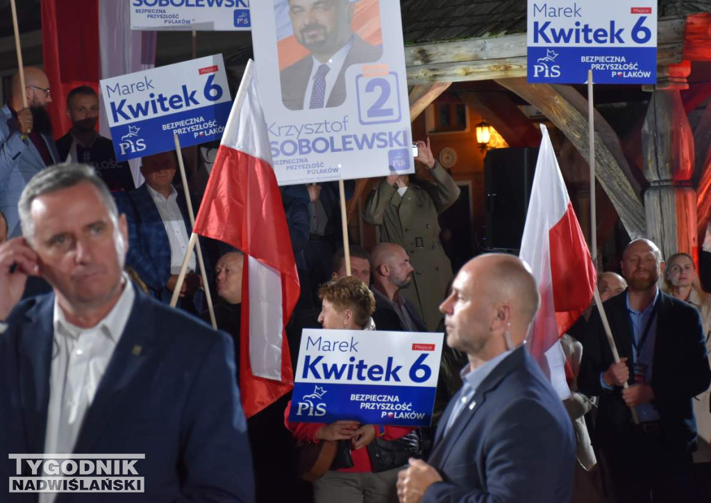 Wiec wyborczy PiS w Sandomierzu