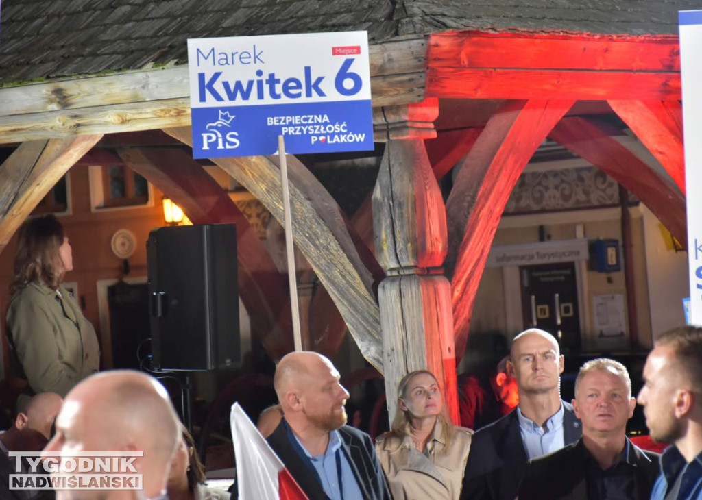 Wiec wyborczy PiS w Sandomierzu