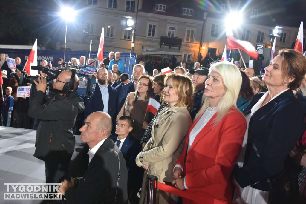 Wiec wyborczy PiS w Sandomierzu