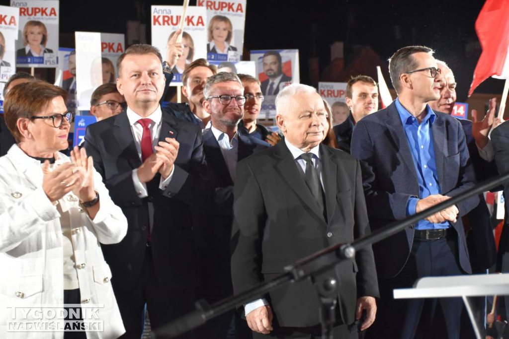 Wiec wyborczy PiS w Sandomierzu