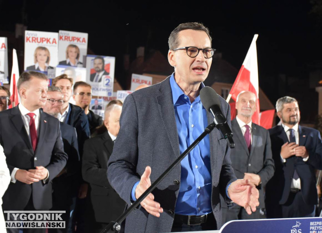 Wiec wyborczy PiS w Sandomierzu