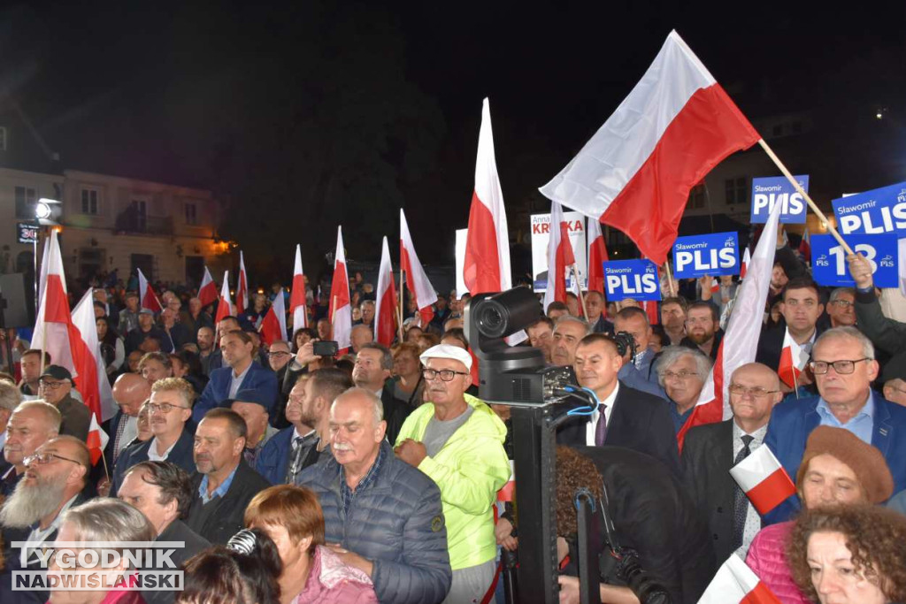 Wiec wyborczy PiS w Sandomierzu
