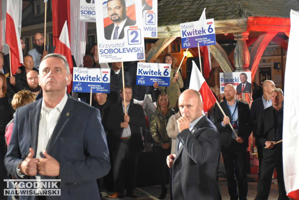 Wiec wyborczy PiS w Sandomierzu