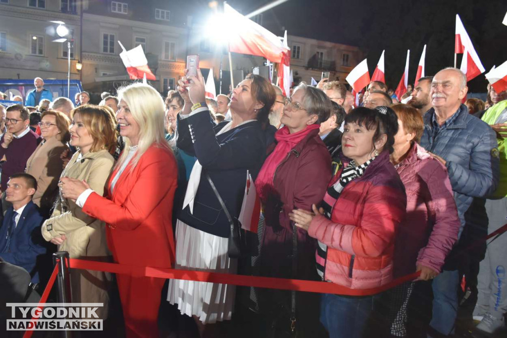 Wiec wyborczy PiS w Sandomierzu