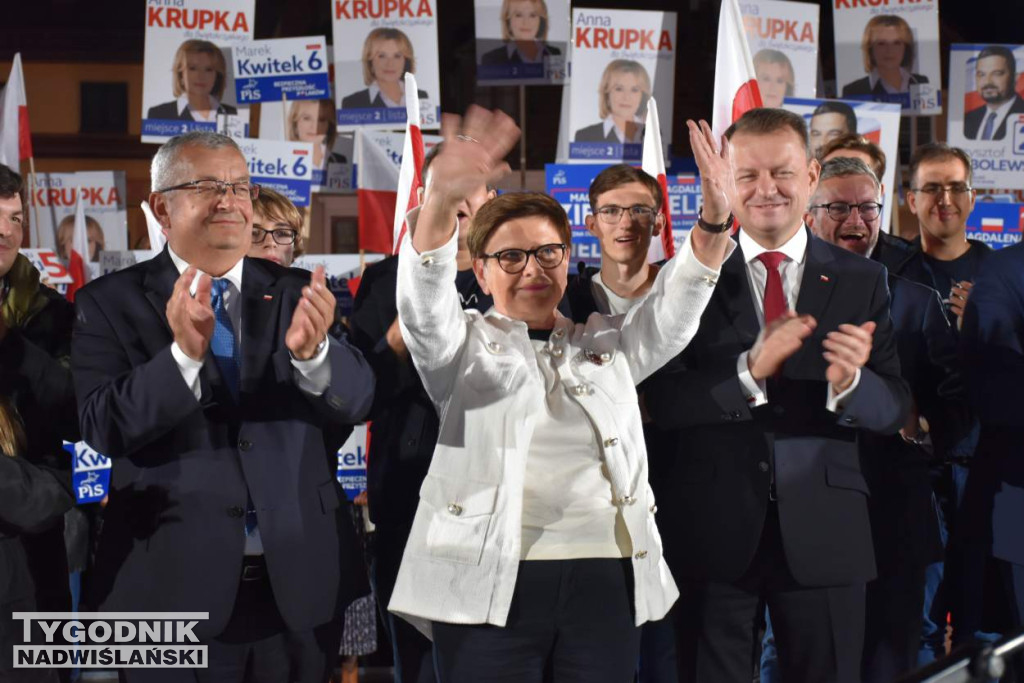 Wiec wyborczy PiS w Sandomierzu