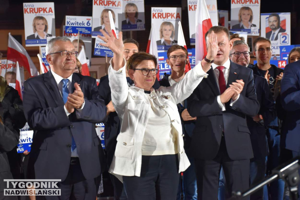 Wiec wyborczy PiS w Sandomierzu