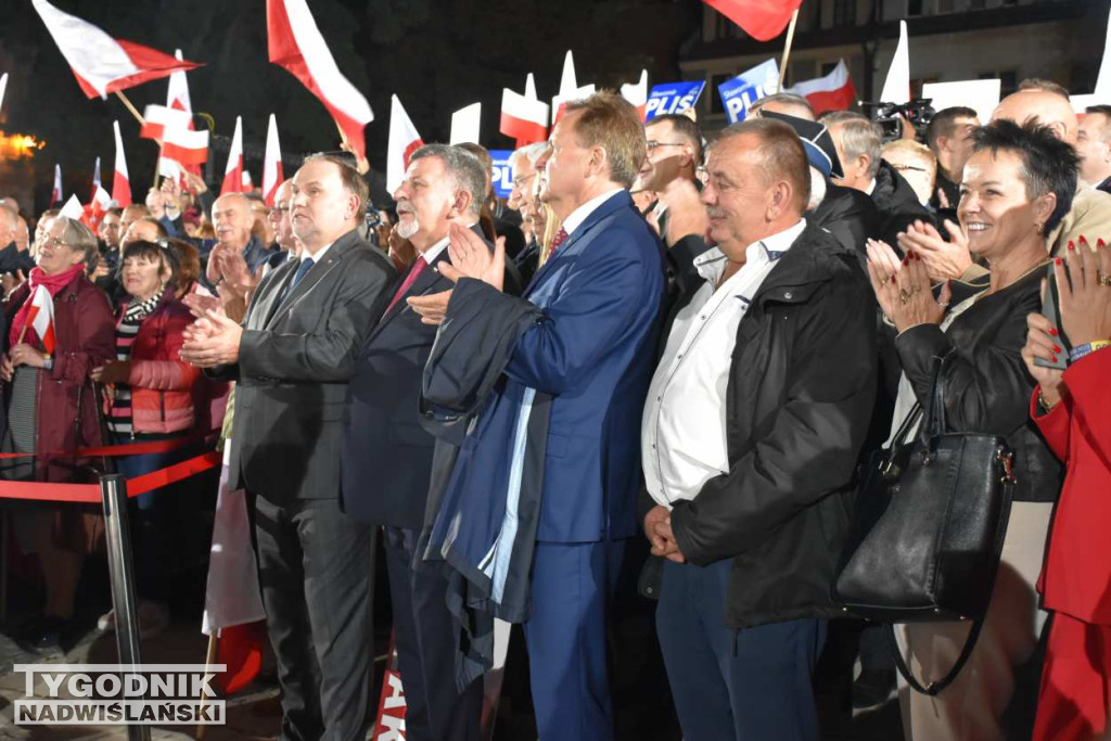 Wiec wyborczy PiS w Sandomierzu