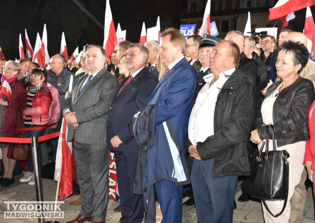 Wiec wyborczy PiS w Sandomierzu