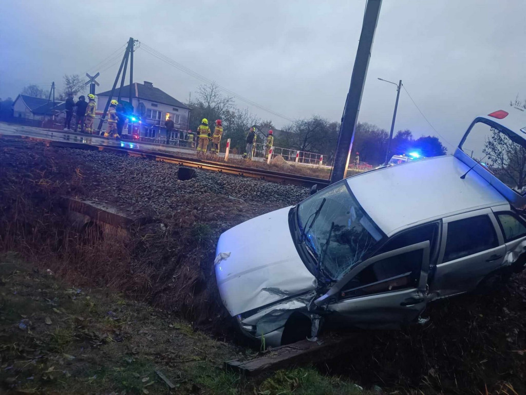 Zderzenie osobówki z lokomotywą w Rytwianach