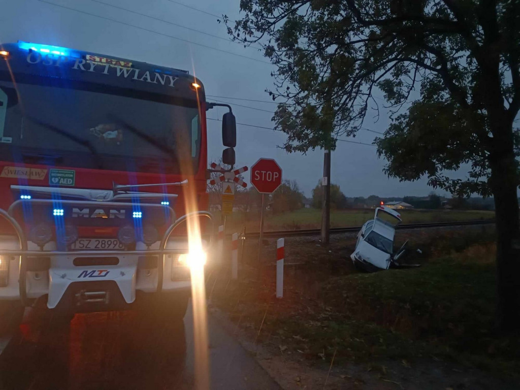 Zderzenie osobówki z lokomotywą w Rytwianach
