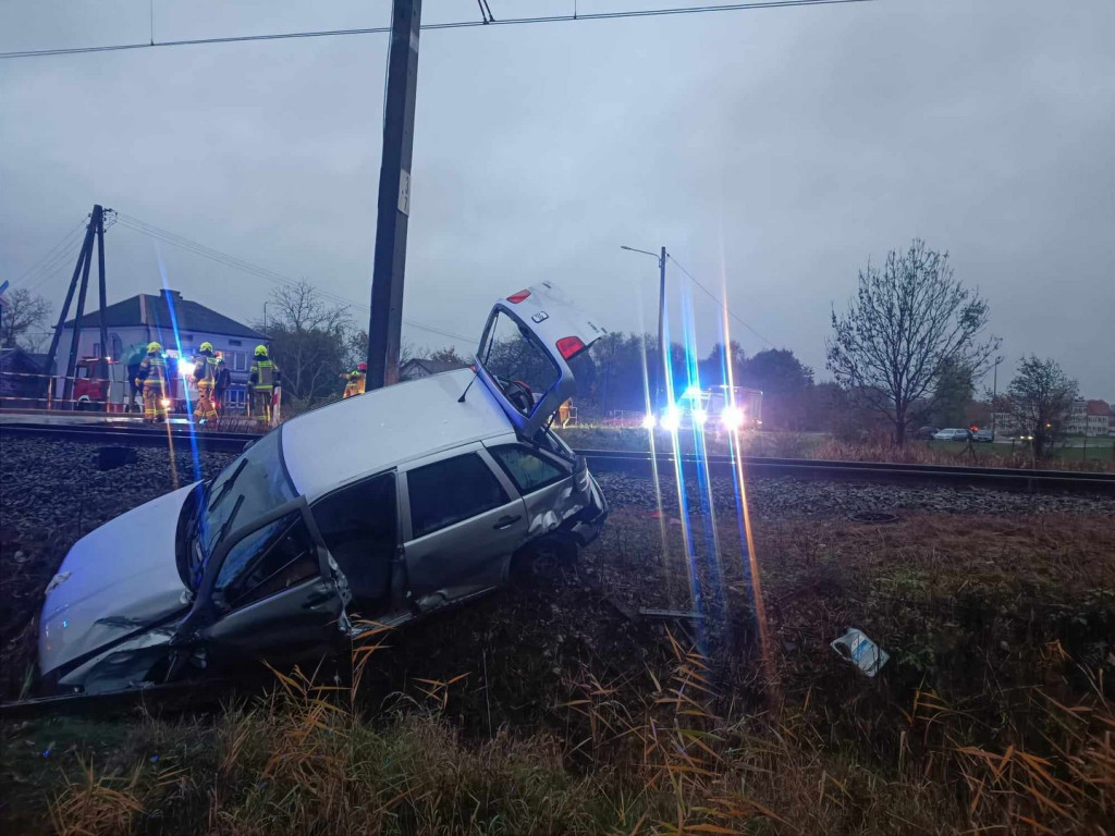 Zderzenie osobówki z lokomotywą w Rytwianach