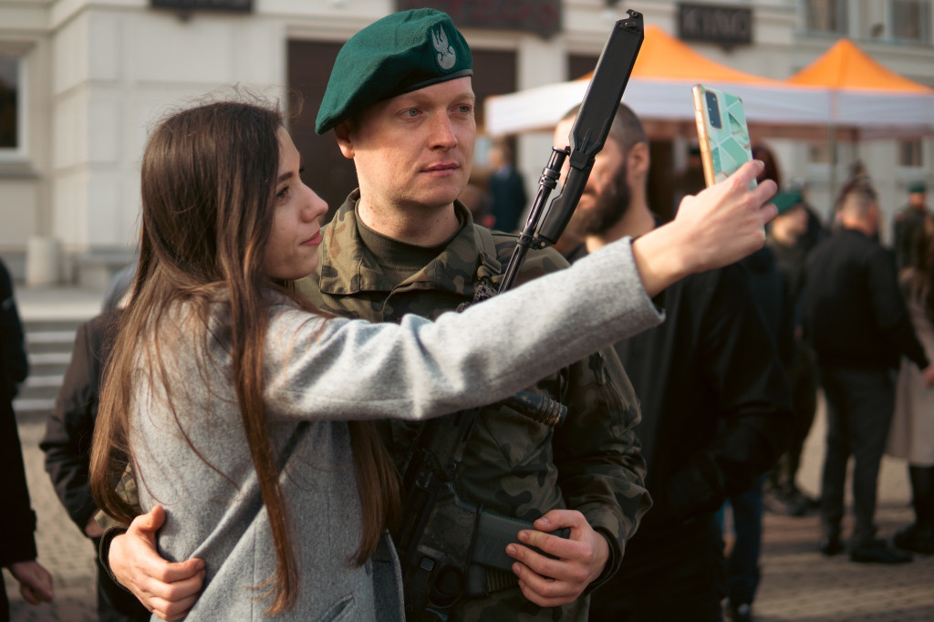 Przysięga żołnierzy 18. Pułku Saperów
