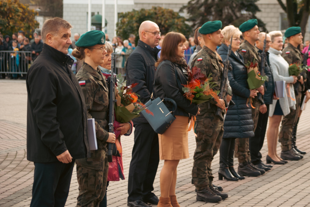 Przysięga żołnierzy 18. Pułku Saperów
