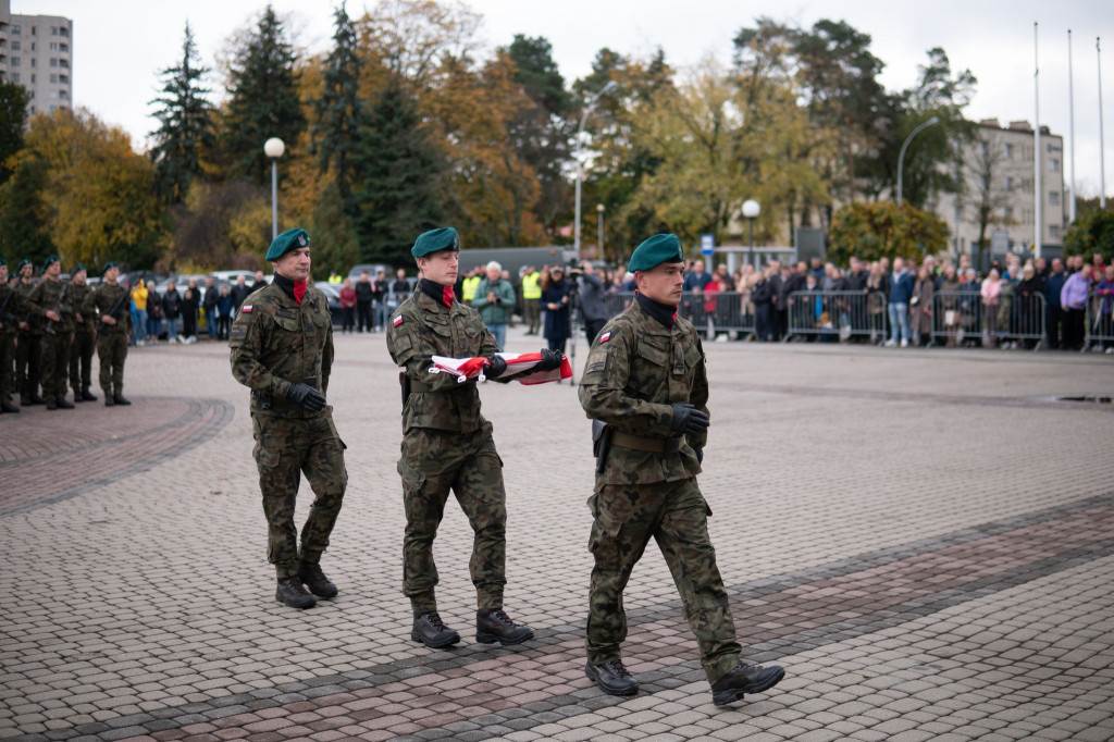 Przysięga żołnierzy 18. Pułku Saperów