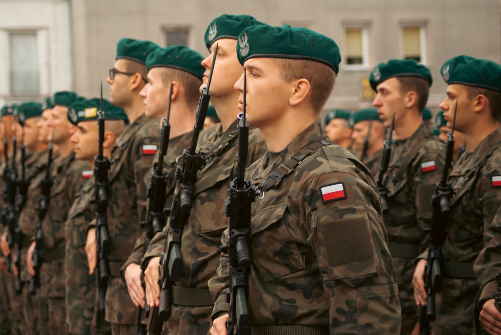 Przysięga żołnierzy 18. Pułku Saperów