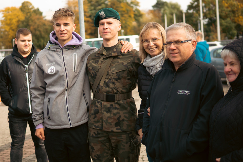 Przysięga żołnierzy 18. Pułku Saperów