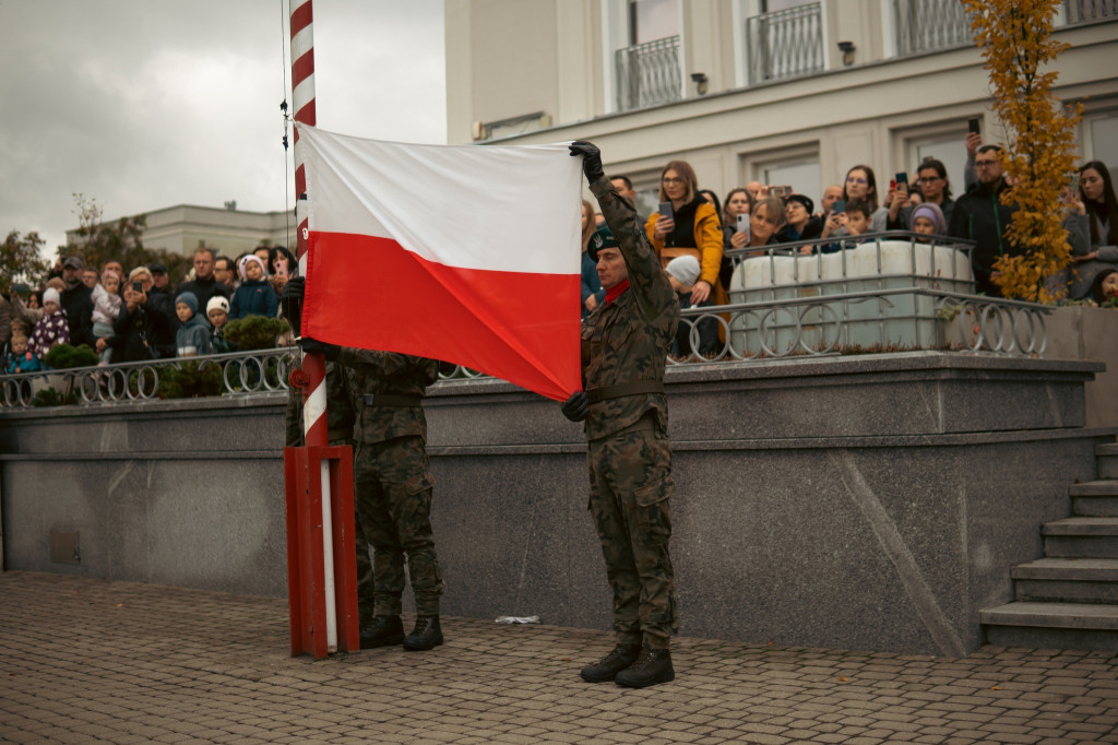 Przysięga żołnierzy 18. Pułku Saperów