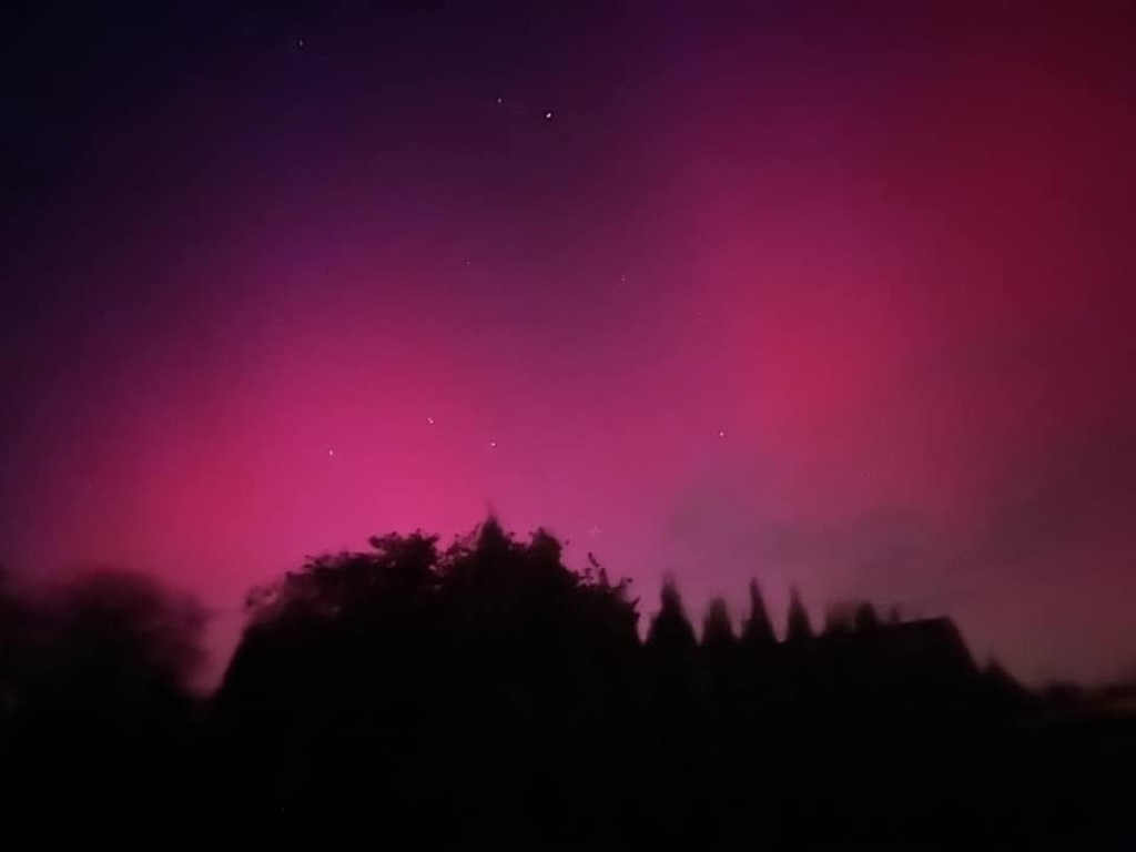 Zorza polarna w Tarnobrzegu, Klimontowie...