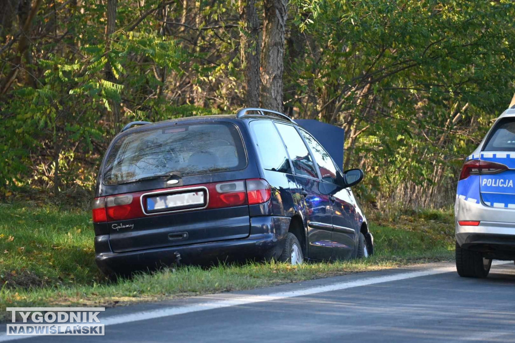 Wypadek na drodze Tarnobrzeg - Stale