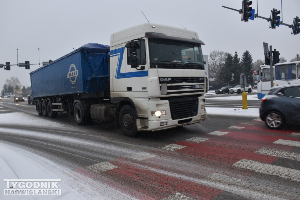 Opady śniegu w Tarnobrzegu