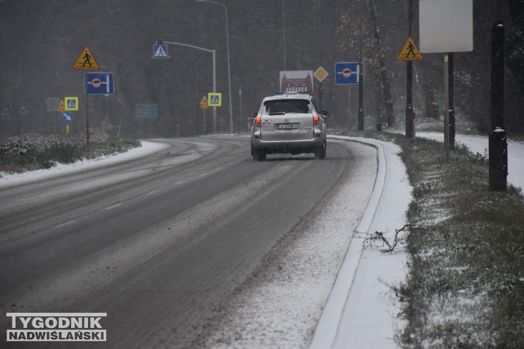Opady śniegu w Tarnobrzegu